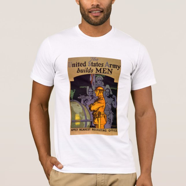 Camiseta El ejército construye MEN (Anverso)