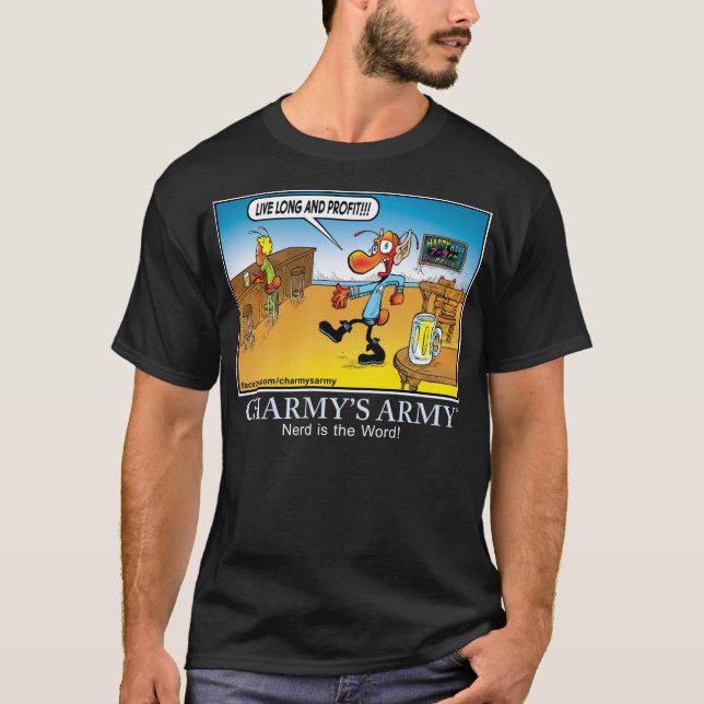 Camiseta El ejército de Charmy - el empollón es la palabra (Anverso)