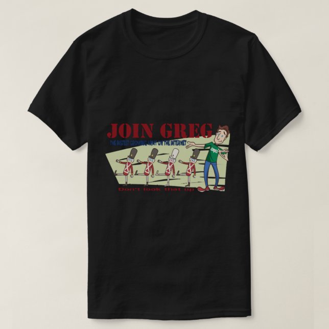 Camiseta El ejército de mayor crecimiento en Internet (Diseño del anverso)