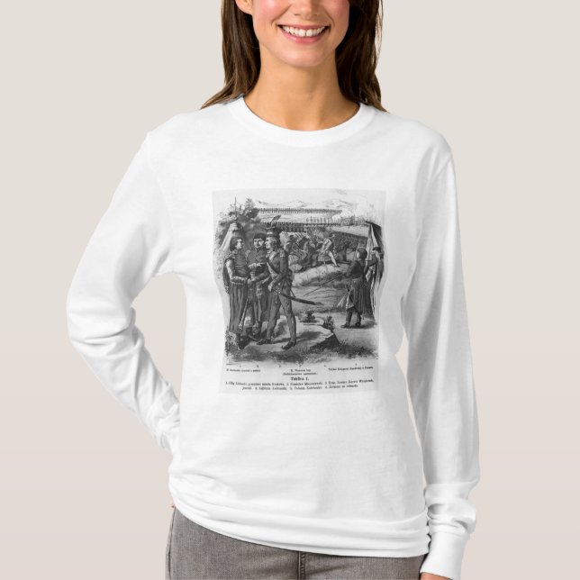 Camiseta El ejército de Tadeusz Kosciuszko, 1794 (Anverso)