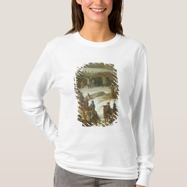 Camiseta El ejército francés que cruza el paso de St (Anverso)