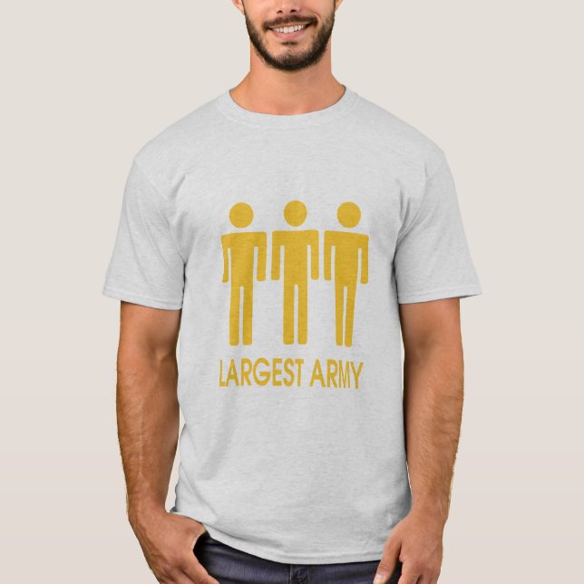 Camiseta El ejército más grande (Anverso)