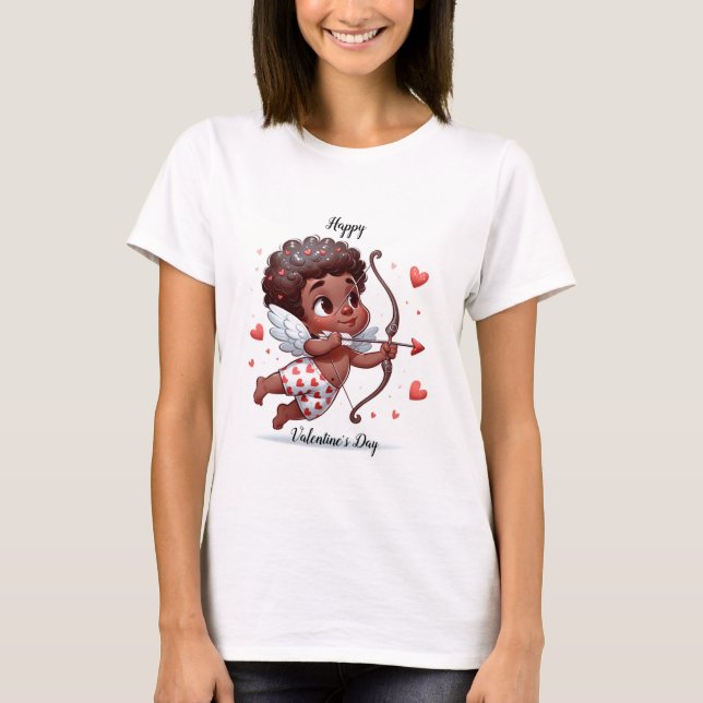 Camiseta El El día de San Valentín de Cupid (Anverso)