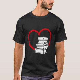 Camiseta El El día de San Valentín Del Libro De Book Nerd'S