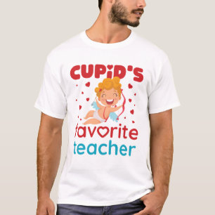Camiseta El El día de San Valentín favorito de Cupido profe