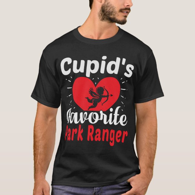 Camiseta El El día de San Valentín favorito de los guardabo (Anverso)