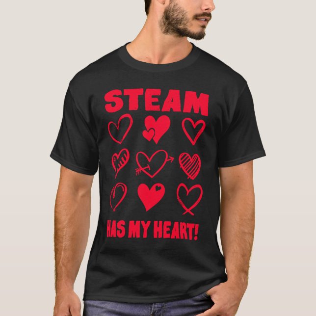 Camiseta El el día de San Valentín STEAM Tiene Mi Apreciaci (Anverso)