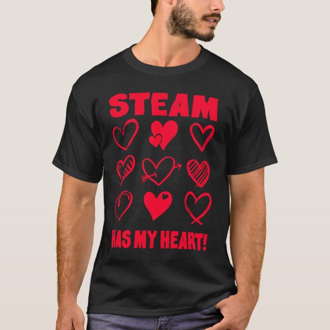 Camiseta El el día de San Valentín STEAM Tiene Mi Apreciaci (Anverso)