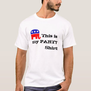 Camiseta el elefante del gop, éste es mi FIESTA