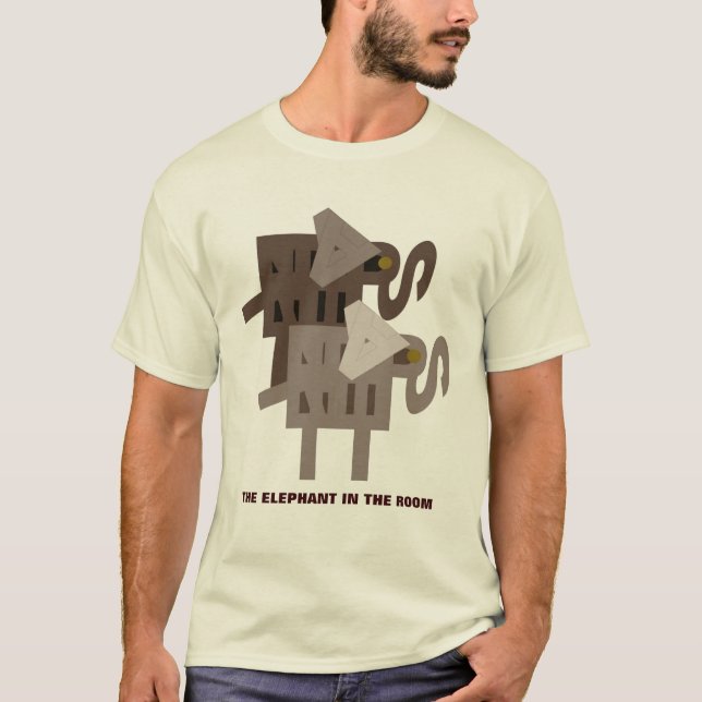 Camiseta El ELEFANTE en el cuarto (Anverso)
