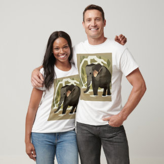 Camiseta El elefante infantil lindo