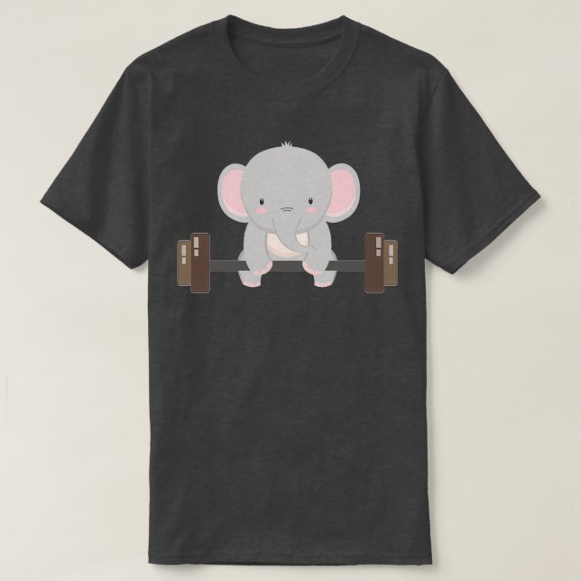 CAMISETA EL ELEFANTE PESO DE ALIVIO (Diseño del anverso)