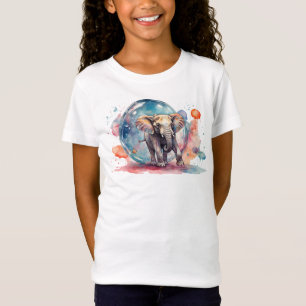 Camiseta El Elefante Pintando un Elefante Creativo