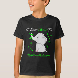 Camiseta El Elefante Que Uso Es Verde Para La Concienciació