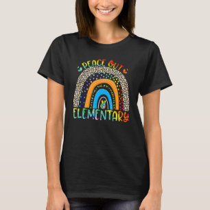 Camiseta El Elemental Te del Arcoiris del Leopardo Elementa