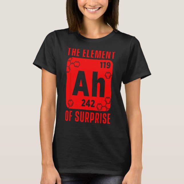 Camiseta El Elemento De La Enseñanza De La Ciencia De La So (Anverso)