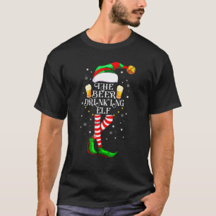 Camiseta El Elfo Bebedor de Cerveza que Coincide con el Beb