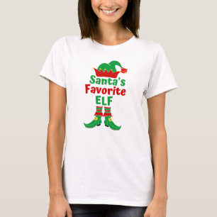 Camiseta El elfo favorito de Santa
