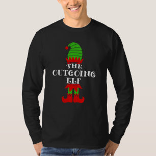 Camiseta El Elfo Saliente Navidad Coincidente Familia Compa