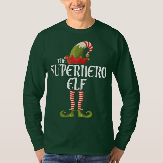 Camiseta el elfo superhéroe (Anverso)