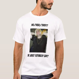 Camiseta Él, Ella, Ellos - Blanco