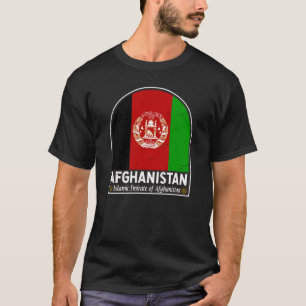 Camiseta El emblema de la bandera de Afganistán es una cose
