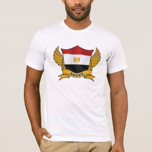 Camiseta El emblema de la bandera de Egipto