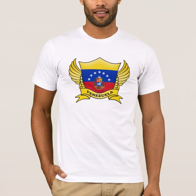 Camiseta El emblema de la bandera de Venezuela (Anverso)