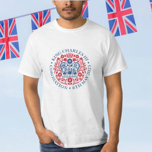 Camiseta El emblema de la coronación del rey Carlos 2023