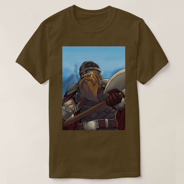 Camiseta El enano de la montaña (Diseño del anverso)