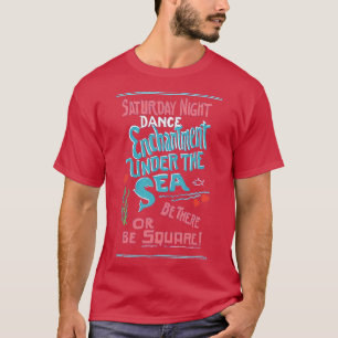 Camiseta El encantamiento bajo el Poster del mar