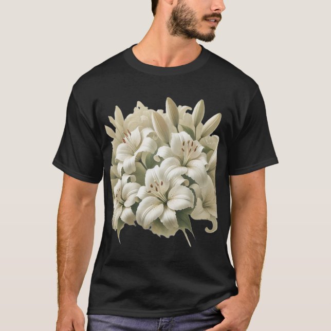 Camiseta "El encantamiento de las flores: Petals que te-cam (Anverso)
