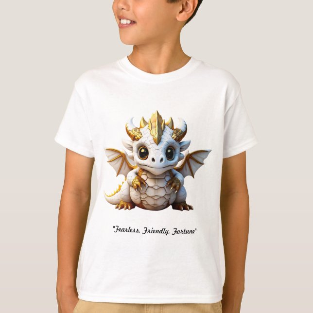 Camiseta "El encanto del Dragón Dorado" (Anverso)