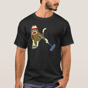 Camiseta El encresparse olímpico del mono del calcetín