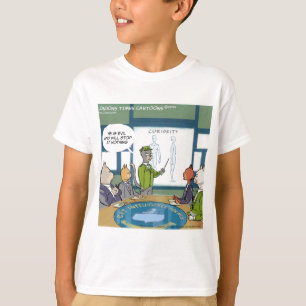 Camiseta El Enemigo Natural de los Gatos es Divertido