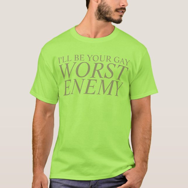 Camiseta el enemigo peor (Anverso)