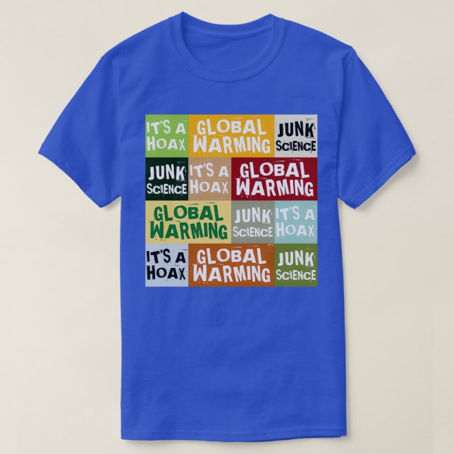 Camiseta El engaño del calentamiento global (Diseño del anverso)
