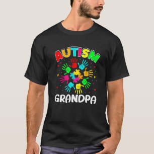 Camiseta El enigma del abuelo autista apoya el autismo fami