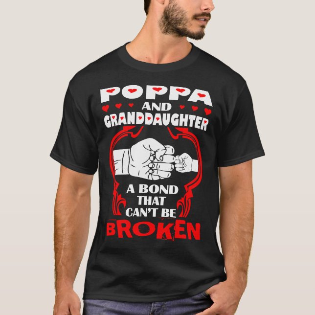 Camiseta El enlace del Poppa y de la nieta que bisela esté (Anverso)