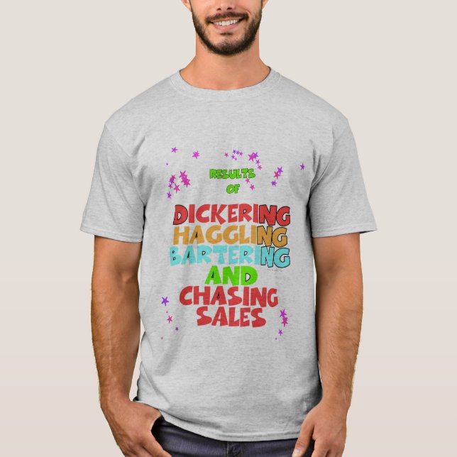 Camiseta El ennegrecimiento del regateo y el grito barbudo (Anverso)