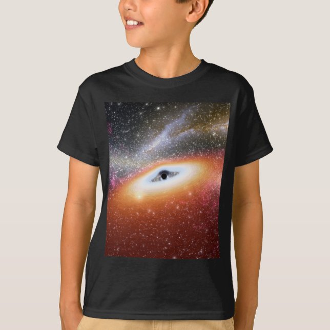 Camiseta El enorme agujero negro de la NASA (Anverso)