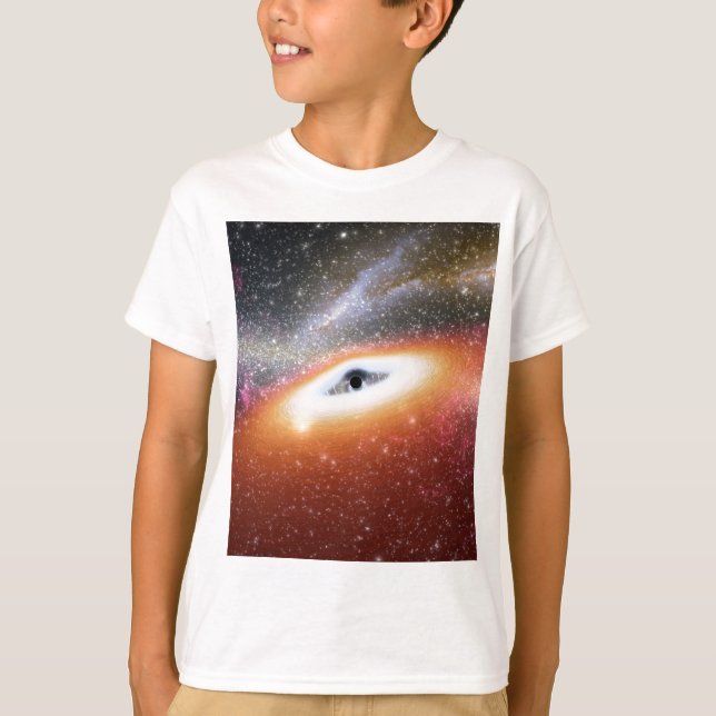 Camiseta El enorme agujero negro de la NASA (Anverso)