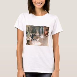 Camiseta El ensayo en escena (1874) Edgar degas