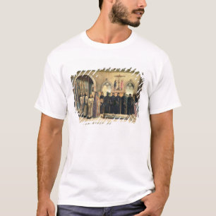 Camiseta El entierro de St Jerome, c.1470-1472 (el aceite