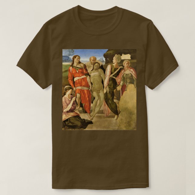 Camiseta El Entombment Michelangelo (Diseño del anverso)