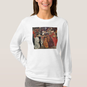 Camiseta El entrar de Queen Mary y de princesa Elizabeth