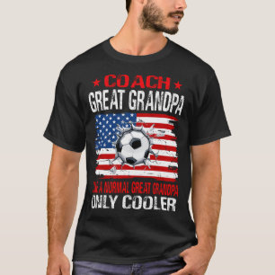 Camiseta El entrenador de fútbol es un gran GRANDPA como un
