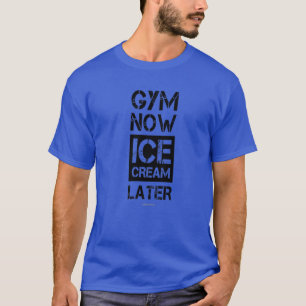 Camiseta El entrenamiento divertido es el gimnasio, ahora h