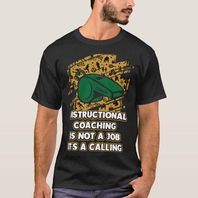 Camiseta El entrenamiento instructivo es una llamada Q moti (Anverso)