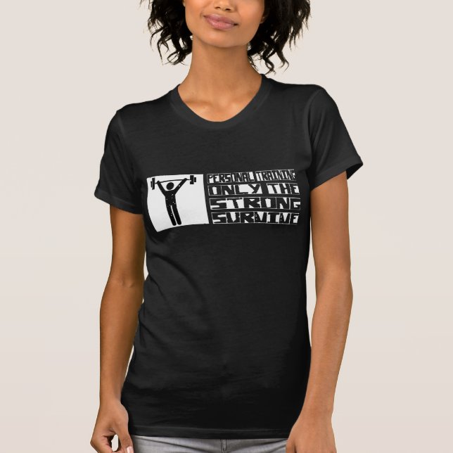Camiseta El entrenamiento personal sobrevive (Anverso)
